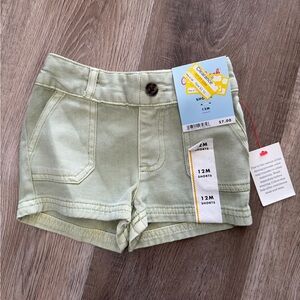 Cat & Jack Light Green Kids Shorts